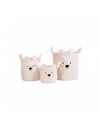 CHILDHOME TEDDY OPBERGMANDJES SET VAN 3