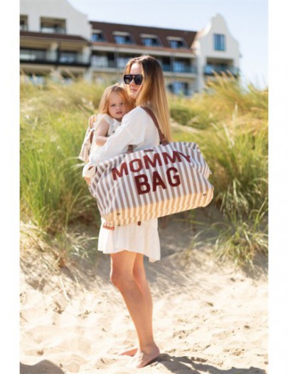 CHILDHOME MOMMY BAG LARGE NUDE TERRACOTTA