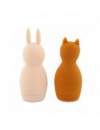 TRIXIE BATH TOY SQUEEZY ANIMALS - MRS RABBIT & MR FOX