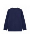 HACKETT LONGSLEEVE LOGO TEE BLAUW