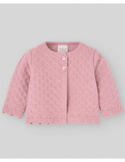 PAZ RODRIGUEZ CARDIGAN ROZE MET KNOOPJES