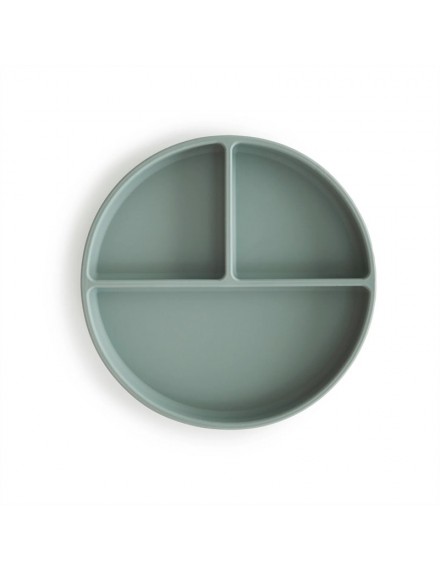 MUSHIE SILICONE PLATE CABMBRIDGE BLUE