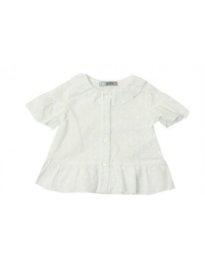 DR. KID BLOUSE WIT MET KRAAG