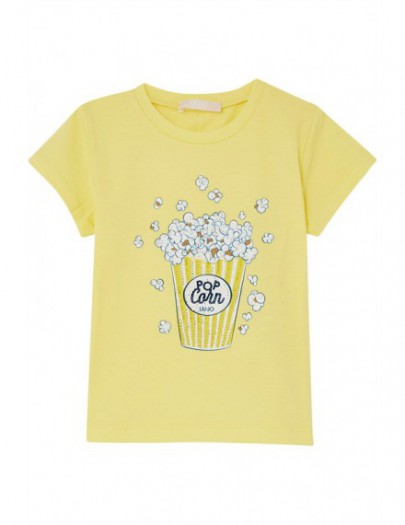 LIU JO T-SHIRT GEEL POPCORN