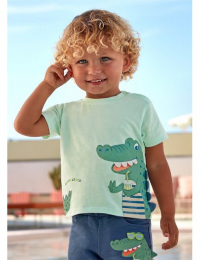 MAYORAL T-SHIRT HAPPY CROCO