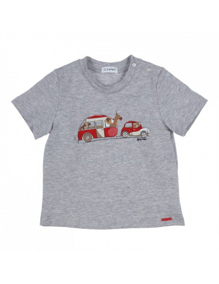 GYMP T-SHIRT CARAVAN GRIJS