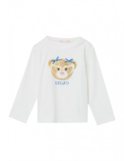 LIU JO LONGSLEEVE WIT  MET BEERTJE