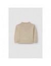 LARANJINHA PULL TRICOT BEAR BEIGE