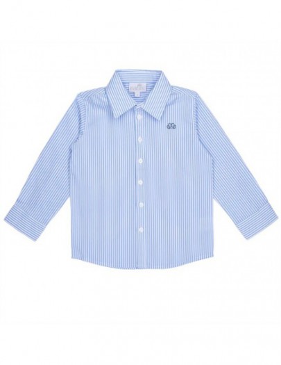 NATINI SHIRT PIERROT STRIPES LIGHT BLUE