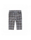 NATINI PANTS SQUARE GREY-BROWN