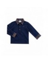 NATINI POLO PAUL STRIPES DARK BLUE