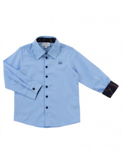 NATINI SHIRT CASPAR PENCIL BLUE