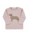 PER TE T-SHIRT DOG ROSA ANTICO