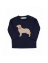 PER TE T-SHIRT DOG NAVY BLUE