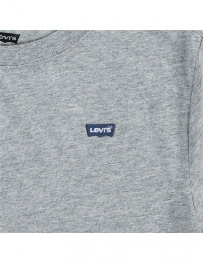 LEVIS T-SHIRT LOGO GREY HEATHER/BLUE