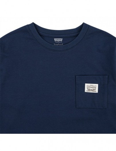 LEVIS T-SHIRT LABEL DRESS BLUES