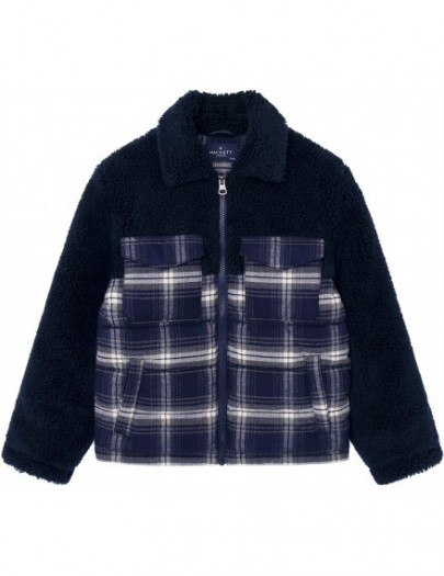 HACKETT SHERPA BOMBER MIDNIGHT BLUE