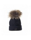 FIRST GEBREIDE MUTS MET POMPON NAVY BLUE