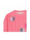 BILLIEBLUSH SWEATER VELOUR FLUO ROZE