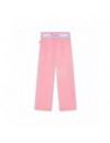 BILLIEBLUSH BROEK VELOUR FLUO ROZE