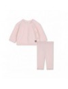 CARREMENT BEAU 2 DELIG SETJE TRICOT ROZE