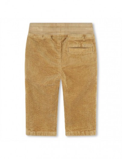 BOSS BROEK RIBFLUWEEL CAMEL