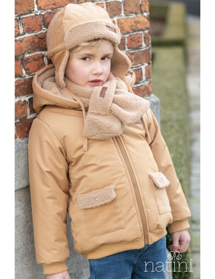 NATINI JACKET NOBEL DARK BEIGE