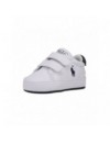 RALPH LAUREN SNEAKERS L-WHITE SMOOTH/NAVY