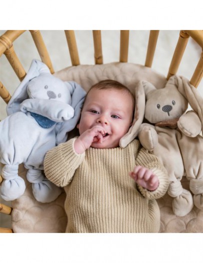 NATTOU LAPIDOU KNUFFEL MET BANDANA BEIGE