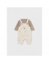 MAYORAL ONESIE BEIGE/BRUIN MET AUTOMOTIEF