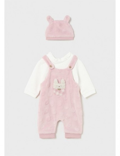 MAYORAL ONESIE ROZE/WIT