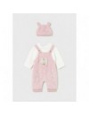 MAYORAL ONESIE ROZE/WIT