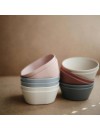 MUSHIE BOWL SQUARE 2 STUKS BLUSH