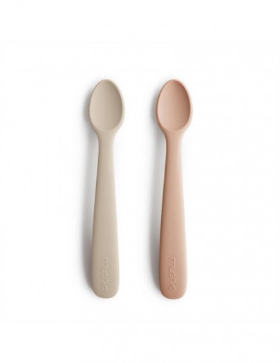 MUSHIE BABY SPOON BLUSH/ SHIFTING SAND