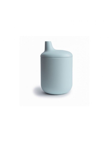 MUSHIE SIPPY CUP POWDER BLEU