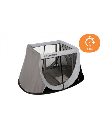 AEROMOOV INSTANT TRAVEL COT- GREY ROCK