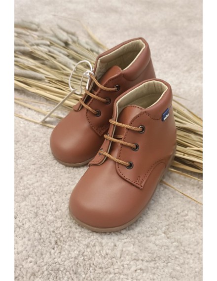 STABIFOOT FIRST STEPS MILO COGNAC NAPPA