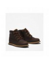 TIMBERLAND POCKEY PINE FLUFFY-COLLAR ZIP BOOT VOOR PEUTERS EN KLEUTERS IN DONKERBRUIN