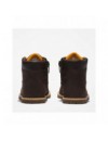 TIMBERLAND POCKEY PINE FLUFFY-COLLAR ZIP BOOT VOOR PEUTERS EN KLEUTERS IN DONKERBRUIN