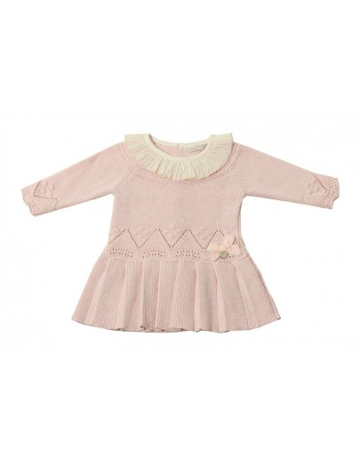 DR.KID DRESS TRICOT ROSE