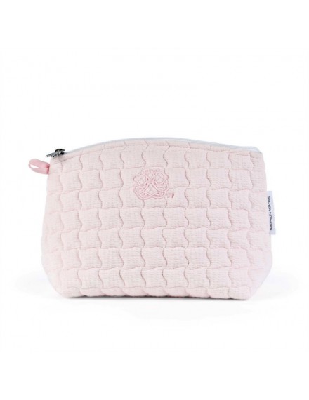 THEOPHILE EN PATACHOU COTTON PINK TOILETTAS GEWATTEERD