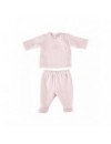 THEOPHILE EN PATACHOU BLOES JERSEY GEWAFELD+ BROEK  ROZE