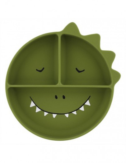 TRIXIE SILICONE DIVIDED SUCTION PLATE - MR DINO