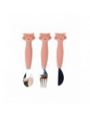 TRIXIE SILICONE CUTLERY SET 3-PACK - MRS CAT