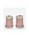 TIMBERLAND POCKEY PINE FLUFFY-COLLAR ZIP BOOT VOOR PEUTERS EN KLEUTERS IN ROZE