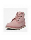 TIMBERLAND POCKEY PINE FLUFFY-COLLAR ZIP BOOT VOOR PEUTERS EN KLEUTERS IN ROZE