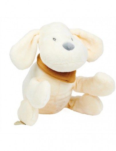 OT NATTOU CHARLIE KNUFFEL HOND FLANEL VANILLE 30CM