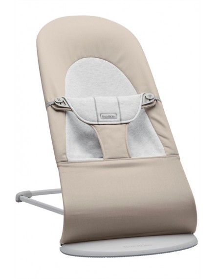 BABY BJORN RELAX BALANCE SOFT LICHTGRIJS FRAME ZANDGRIJS