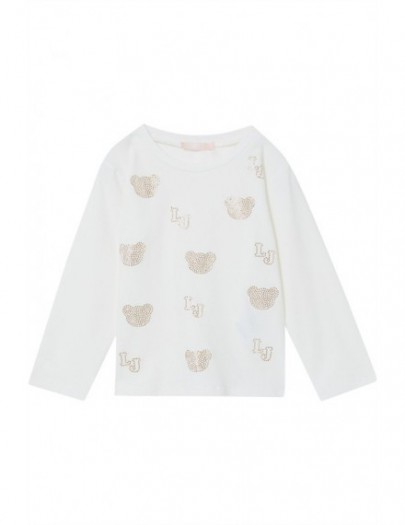 LIU JO T-SHIRT BEAR SNOW WHITE