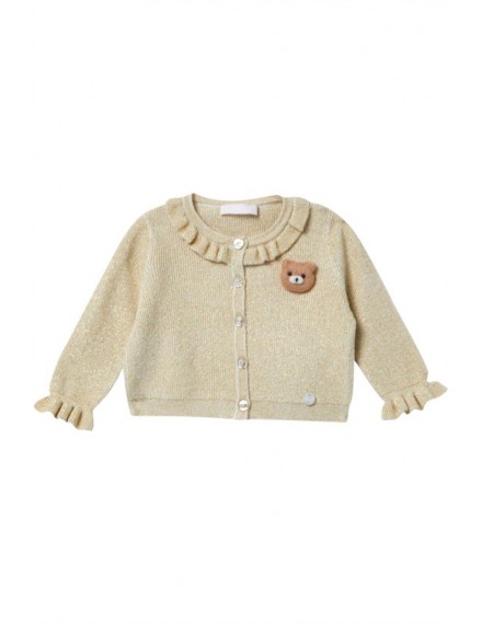 LIU JO GILET GOLD BEAR